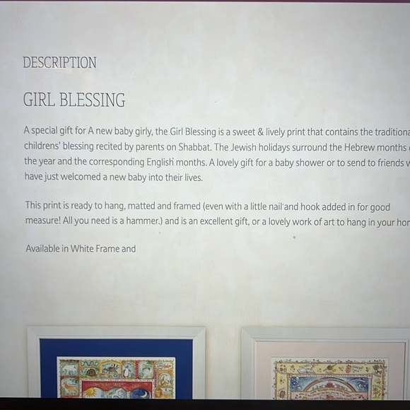 Baby Girl Blessing Certificate - Picture 14 of 14